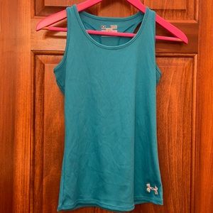 Under Armour Girls Blue tank top size L